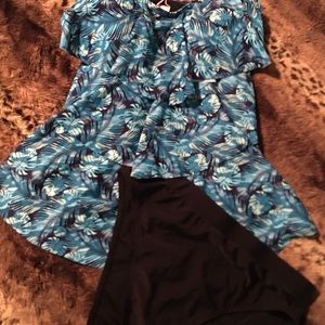 Bathing Suit 2PC Slimming M Tankini TOP & BOTTOMS